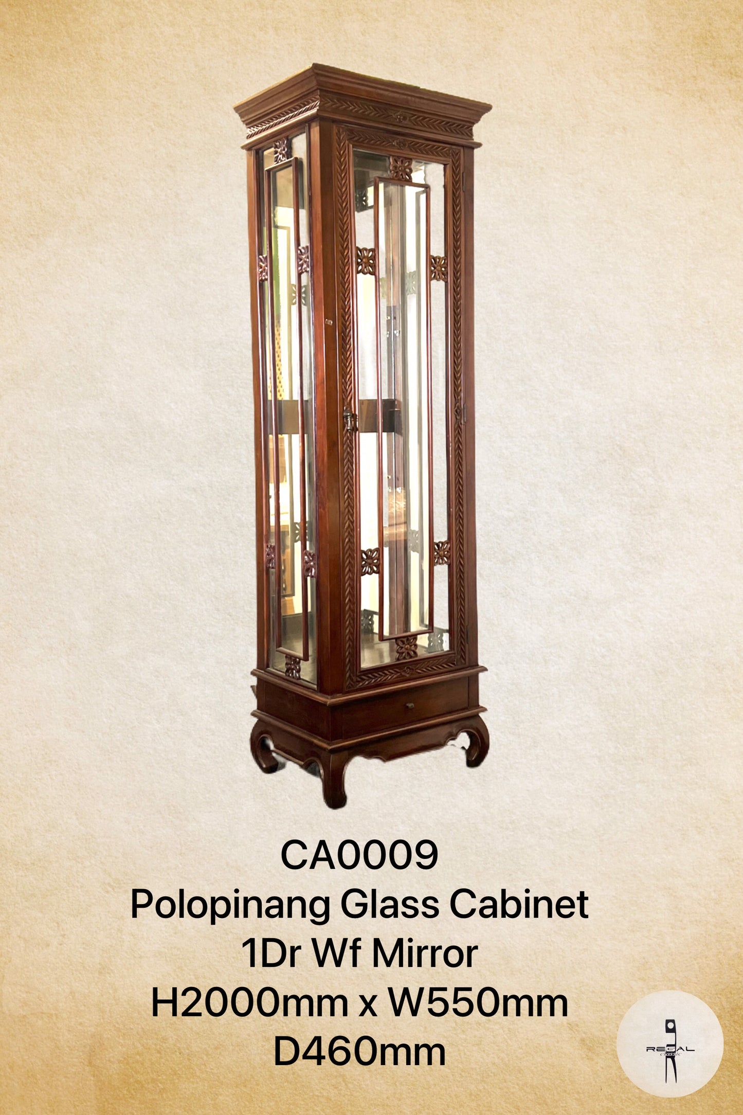 Polopinang Glass Cabinet