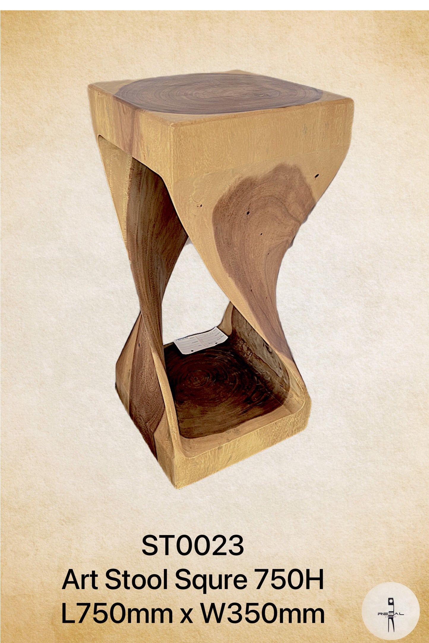 Art Stool Square 750Ht
