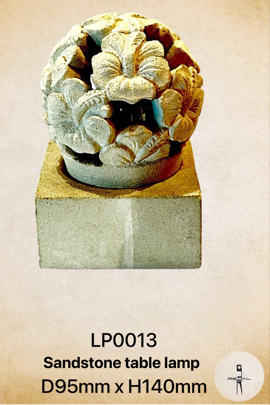 Sandstone table lamp