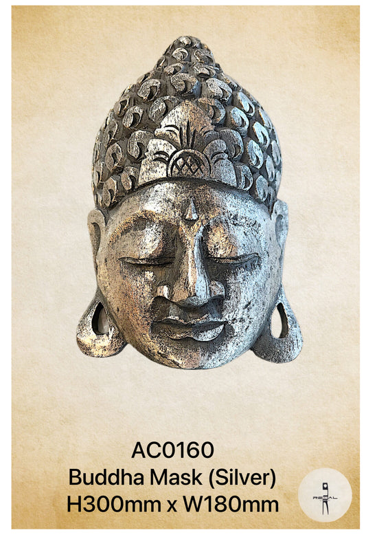 Buddha Mask ( Silver )