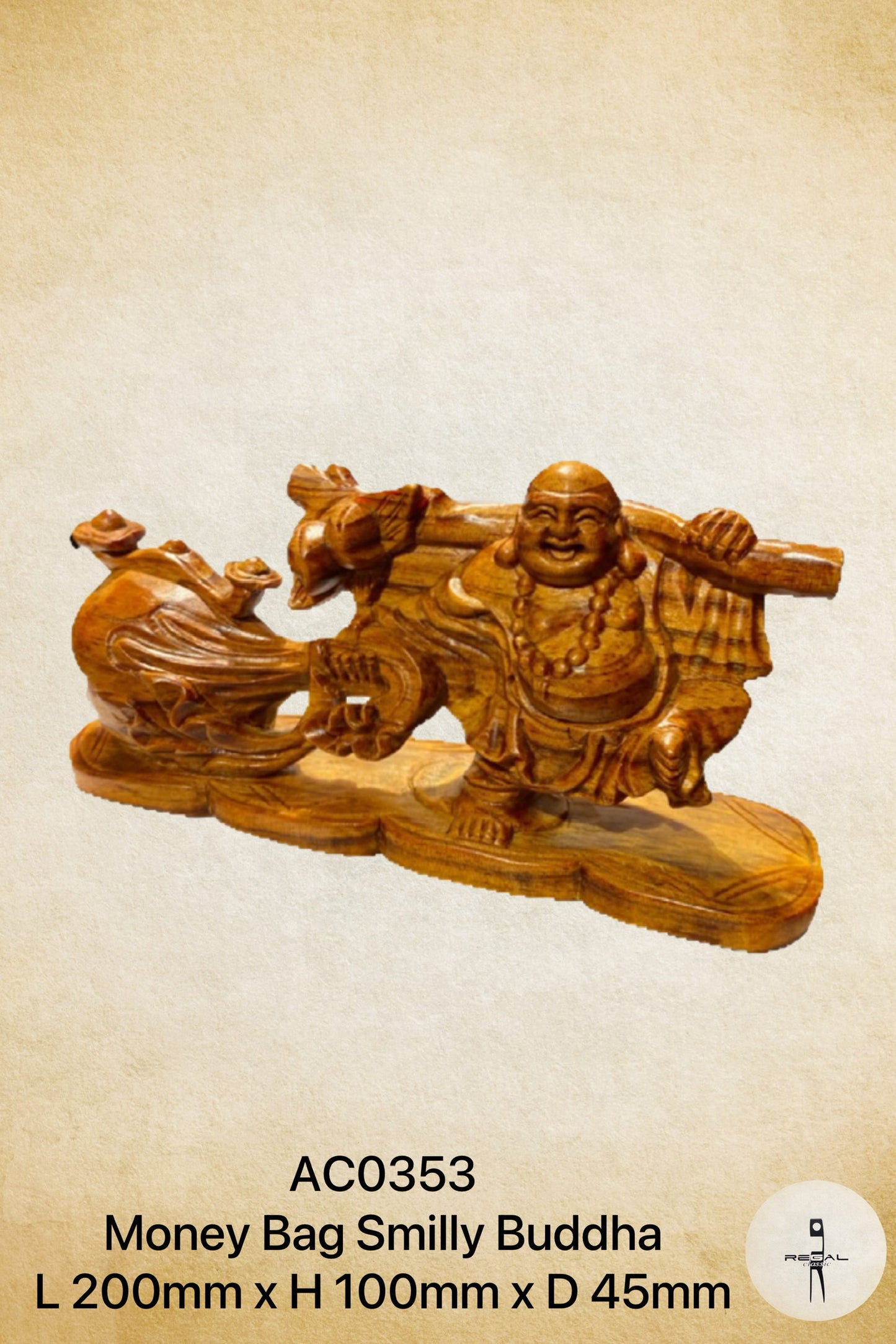 Money Bag Smilly Buddha