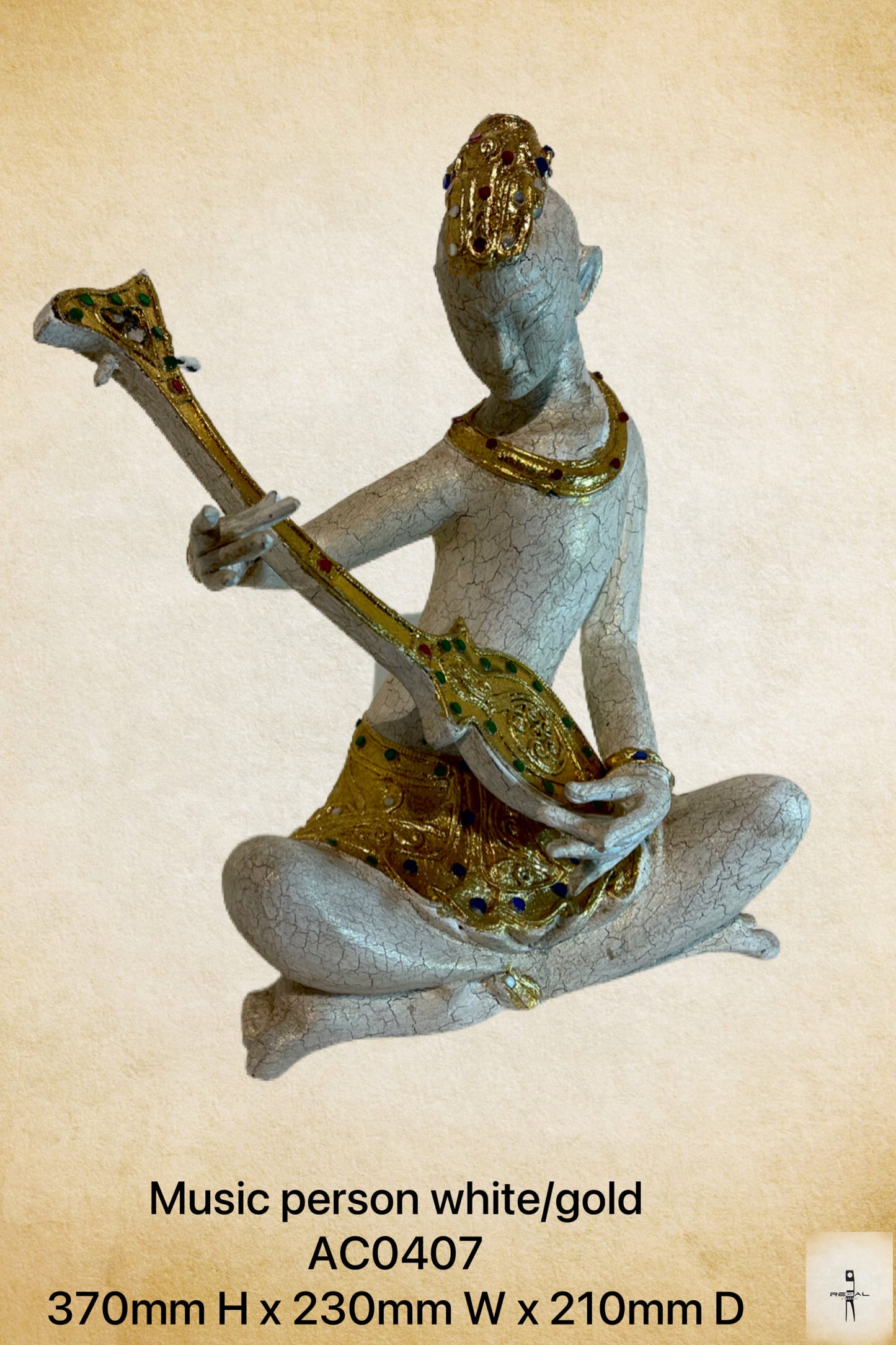 Musical Person White/Gold