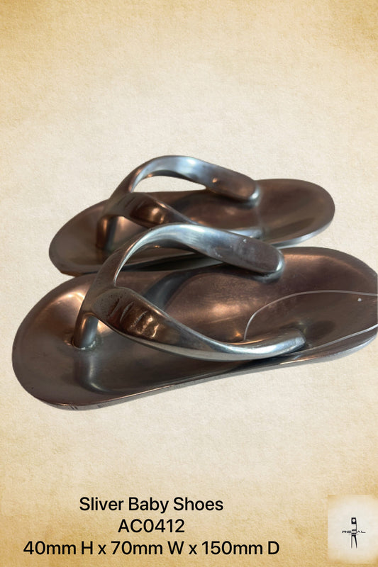 Silver Baby Shoes