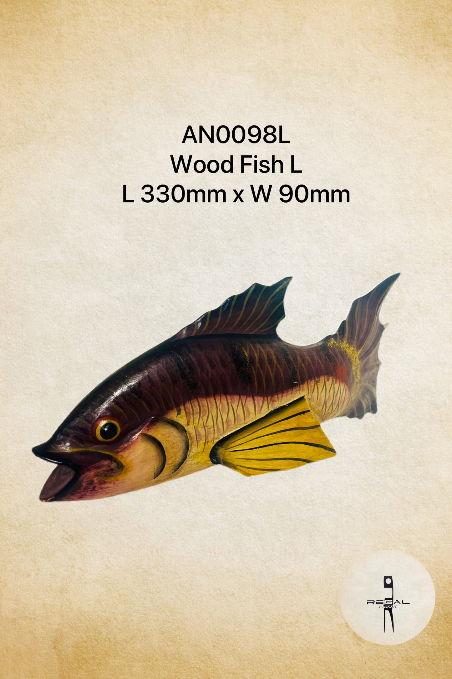 Wood Fish L