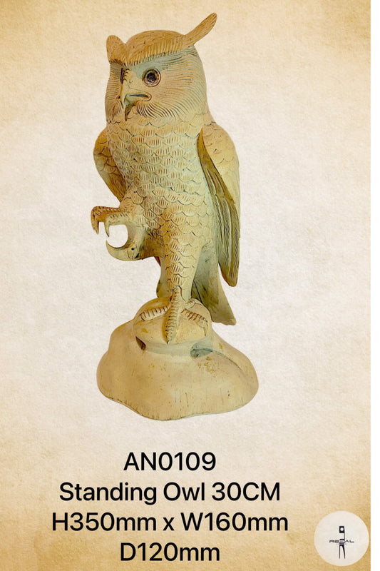 Standing Owl 30cm