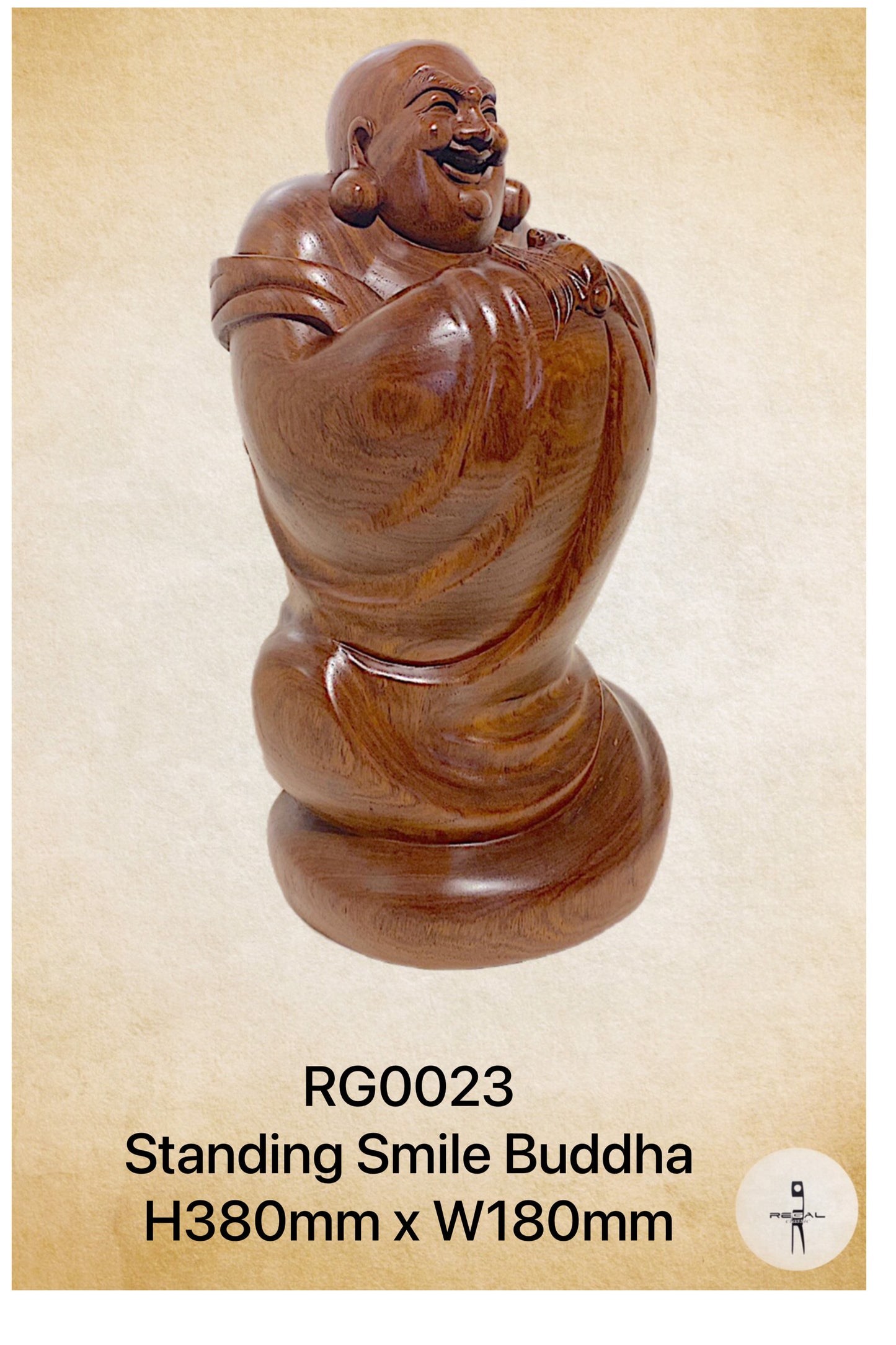 Buddha Tersenyum Berdiri