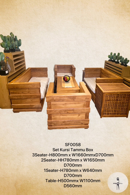 Set Kursi Tammu Box
