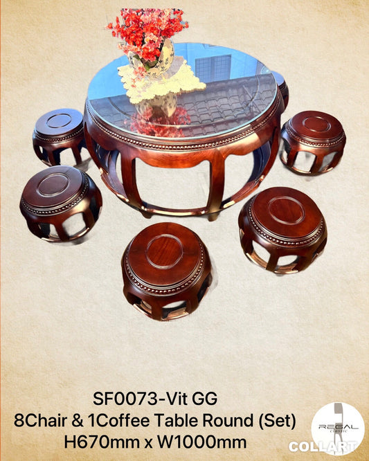 6 Chair & Coffee Table