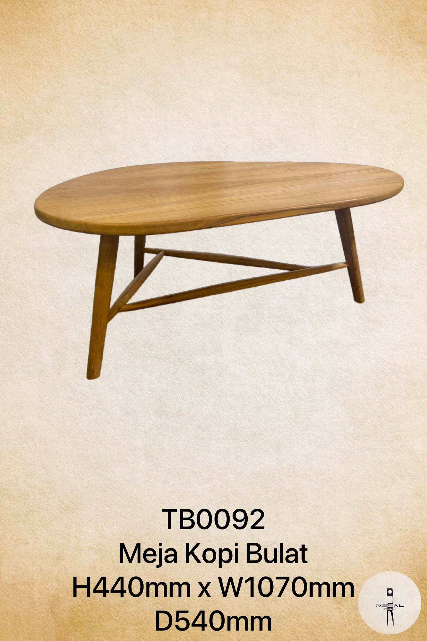 Meja Kopi Bulat