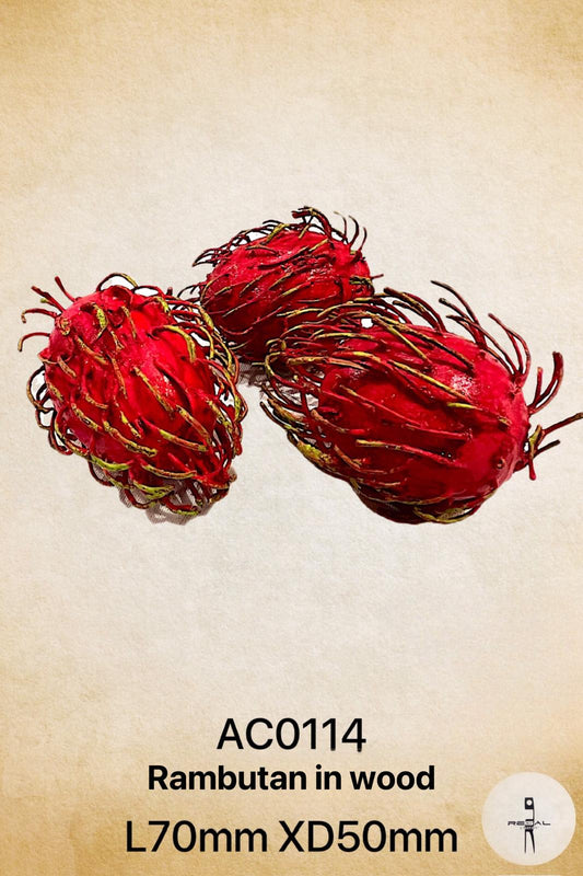 Rambutan in wood